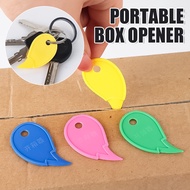 Mini Cutting Supplies Letter Opener/ Express Box  Safety Paper Cutter / Portable Colorful Plastic Box Opener Pocket Art Utility  / Carry-on Keychain Slicer Unpacking Kni