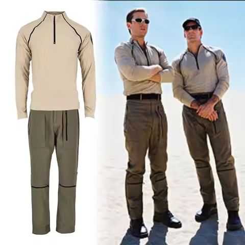 Cosplay for Enterprise Captain Jonathan Archer Away Team Uniform Starfleet Costume Pants for Men Adu