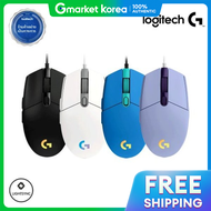 เมาสเกมมงแบบมสาย Logitech G102 รนท 2 LIGHTSYNC ของแทจาก Logitech Korea