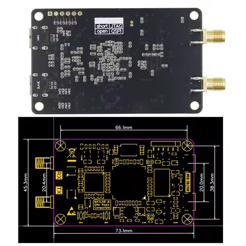 For PlutoSDR Nano 70MHz-6GHz Zynq7010 series AD9363 SDR XC7Z010CLG400+AD9363ABCZ Software Defined Ra