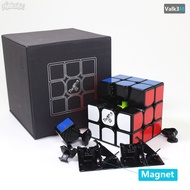 Rubik Valk 3M Sticker Nam Châm Từ Tính - Rubik Siêu Cao Cấp - Tặng dầu bôi trơn + chân đế Rubik Hàng