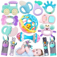 Baby Toys 0-6 Months - Baby Rattles Teething Toys 3-6 Month Infant Toys 6-12 Months Teether Toy 3 4 