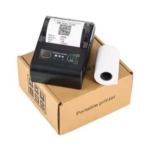 2 Inch Portable 58mm Mini Portable Bluetooth Printer Mobile Portable Usb Thermal Printer