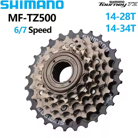 SHIMANO TOURNEY TZ500 7Speed 6S HYPERGLIDE Multiple Freewheel MF-TZ500-7 MF-TZ500-6 14-28T 14-34T Ca
