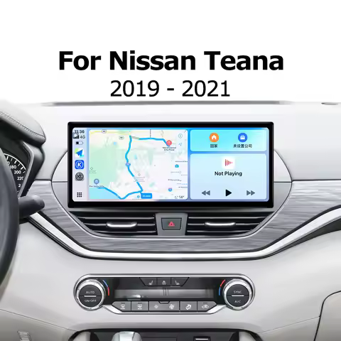Android OS 12.3 inch For Nissan Teana 2019-2021 Car Radio Multimedia Video Player Navigation GPS Aut
