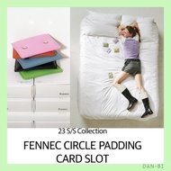 [FENNEC] CIRCLE PADDING CARD SLOT WALLET 6COLORS 2CARD + MONEY POCKET/ WOMEN CUTE KOREAN STYLE