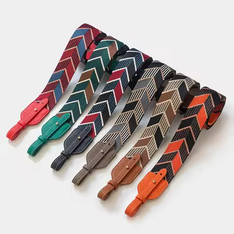 New Geometric Webbing Bag Strap Suitable for Evelyn Bag Lindy Handbag Wide Shoulder Strap Bag DIY