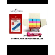 Faber_Castell Polymer PENSIL 2B Lead 0.5mm/0.7mm (1box)