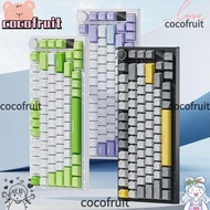 COCOFRUIT Gaming Keyboard, AK820 82-Key Mechanical Keyboard,  With Knob Silent  Backlit Wired Keyboa
