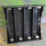18650 battery case holder 4 slots 18650 parallel battery Box contains 4 18650 battery charging cases