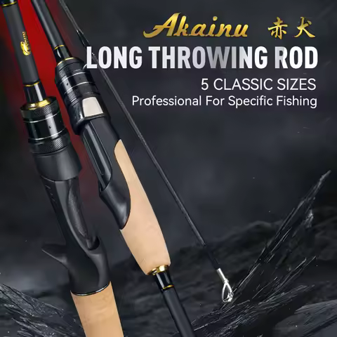 LEYDUN AKAINU Fishing Rods Ultralight S632UL S642L S662ML C672M C692MH Fast High Quailty Spinning Ca