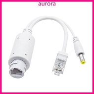Aur Active 48V to 12V Waterproof PoE Splitter Adapter IEEE802 3af Compliant for Camera VoIP Phone Te