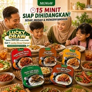 MGWOW HALAL Nasi Segera Self Heating Rice Makanan Segera Ready to Eat Travel Camping Dorm