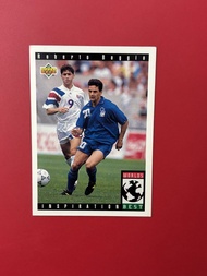 絕版罕有 Upper Deck World Cup USA 94 美國世界杯 1994年 意大利 Italy 巴治奧 Roberto Baggio 球員卡 足球卡 Football Collectio