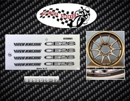 สติ๊กเกอร์ล้อ CE28 เคลือบUVแท้ เกรดพรีเมี่ยม (1ชุดติด4ล้อ)