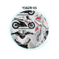 MARL BORO SIAP TANAM BODY COVER SET COVERSET VELOZI MOTORCYCLE YAMAHA Y16 V1 ABS V2 Y16ZR V1 ABS V2