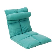 [特價]樂嫚妮 和室椅/懶骨頭-五段調節-可拆洗-附腰枕-孔雀綠色綠