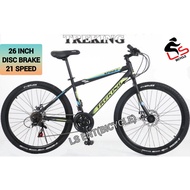 LS 26"INCH TREKING Bicycle MTB / 21Speed / Disc Brake / Double Wall Rim / Mountain Bike / Basikal De