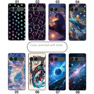 Xperia 10 VII XQ-FE72 Phone Case Colorful Whale All-Inclusive Protective Case Shock-resistant Silico