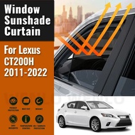 For Lexus CT200H 2011-2022 Car Visor Sunshade  Mesh Vehicle Curtain Protector Summer Automotive Part