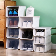 Shoe 25 Years Flip Storage Shoe Box Plastic New Style Transparent Space-Saving Shoe Box Storage Box 