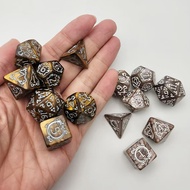 Dragon Pattern Dice Acrylic DND Digital Dice For RPG DND Accessories Board Card Game Tarot Supplies