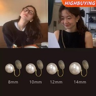 HIGHBUYING Pearl Ear Clip Fashion Without Ear Hole Earings Simple Ear Cuff Fake Piercing Fashion Jew