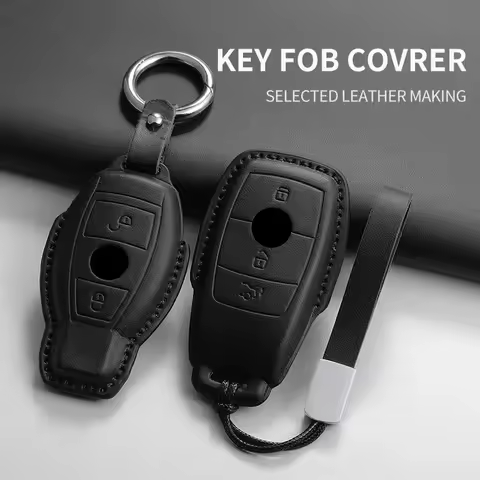 Car Key Case Cover for Mercedes Benz A B C E G S Class GLS GLA GLK E200 E400 E63 S350 C260 C300 S400