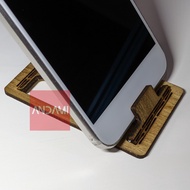 HP KAYU Cellphone Stand/Phone holder/Cellphone Stand/Wooden Cellphone Back