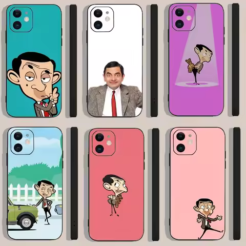 Funny Mr B- BeanS Phone Case For Iphone 15 11 13 14 Pro Max 7 8 Plus X Xr Xs Max Se2020 12mini Cover