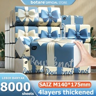 【20 Packs】Botare Tissues 8000 sheets Air-Cushion Deluxe Comfort Thick Tissue Paper 4-Ply (400 Sheets