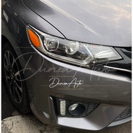 STIKER SIDE MARKER ORANGE LAMPU DEPAN HONDA JAZZ GK5 PREFACELIFT