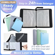 【Ship in 24h】4/9 Pocket Photocard Binder Leather Zipper Album Photocard Album Book Card Holder 卡册