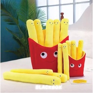 French Fries 30CM Soft Toy Plush Toy Plushie Smiley Fries Soft Pillow Toys Patung Fries Comel Viral