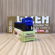 Gizeh Golden Tip Tube 100. Selongsong Rokok + Injector