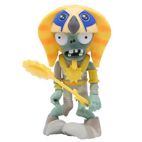 Anime Figures Plants vs. Zombies Toys Giant Zombie Surfing Zombies Crazy Dave Game Model PVZ Dolls f
