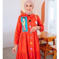 Masayu Batik - Jumbo Gamis Maxi Dress Simbok Reborn