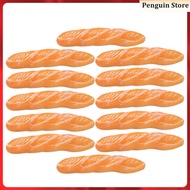 📦 16pcs Mini Bread Models Fake Baguette Resin Craft para sa Palamuti ng Doll House