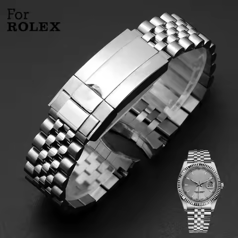 20mm Jubilee 904 Watchband For Rolex Oyster Perpetual Submariner Men Strap Luxury Watch Chain Mod Pa
