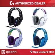 Logitech G733 Lightspeed Wireless Gaming Headset with Suspension Headband, Lightsync RGB, Blue VOICE