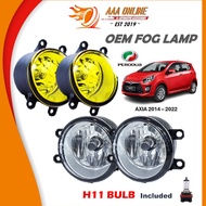 Perodua Fog Lamp Axia 2014-2022 Sport Light Car Fog Light H11 Led Fog Lamp OEM Fog Light Axia 1 Pair