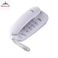 -580 Big Button Corded Phone Wall-Mounted Telephones Machine Support Wall Mount or Desk Phone