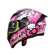 Mũ Bảo Hiểm Fullface ROYAL M138B 1 Kính Chính Hãng Lên Tem Hello Kytty ( Tặng Kèm Khăn Trùm + Túi Đ