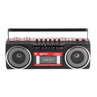 Lamp speaker with tape player, cassette player, retro radio, Bluetooth-enabled tape recorder, rechar