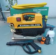 Máy rửa xe kushima - Lõi đồng 100% - Máy rửa xe mini bảo hành 24 tháng - Máy xịt rửa gia đình tặng b