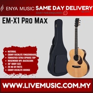 ENYA EM-X1 PRO MAX 36" Acoustic Guitar - Natural ( EMX1PROMAX EMX1 )