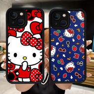 Q61 Kitty Soft Paint Casing for iphone 14 7 13 6s 6 8 Pro Max Plus