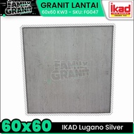 Granit Kasar 60x60 IKAD Lugano Silver Matte Teras/Garasi/Carport KW3