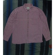 KEMEJA BEVERLY HILLS POLO CLUB Beverly Hills Flannel Shirt Club'POLO SZ XXL (minus, read description