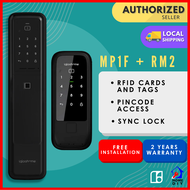 igloohome Rim Lock Metal Gate 2 (RM2) + Push Pull Mortise (MP1F) Bundle Lock (FREE Delivery + Installation)